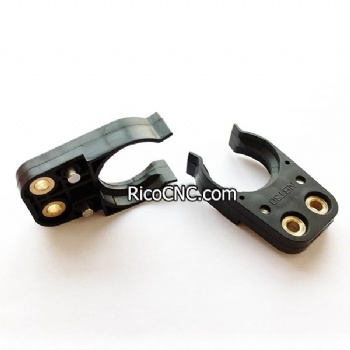 Pinzas portaherramientas negras BT30 Dedos de cambio de herramientas de plástico para CNC