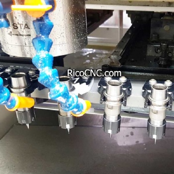 HSK25E Horquillas de sujeción de herramientas Dedos de clip de plástico para la máquina de fresado CNC ATC