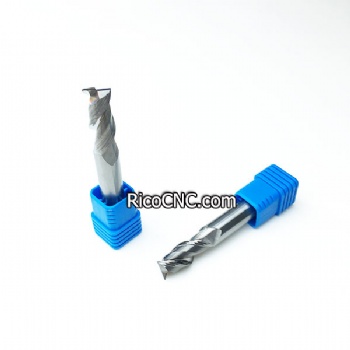 Solid Carbide Two Flutes End Mills for Aluminum Cutting and Carving