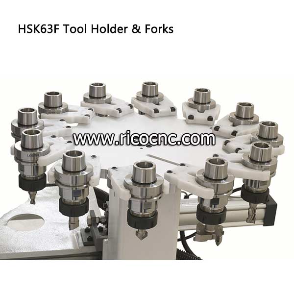 CNC Tool Clips HSK63F Horquillas de portaherramientas para el recambio del cambiador de herramientas