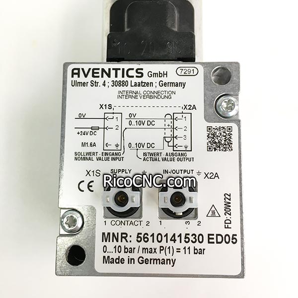 AVENTICS 5610141530 Pressure Regulating Valve Pneumatic Control Regulator Series ED05