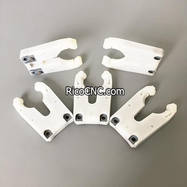 White Plastic BT30 Tool Holder Clamp Claw Clips for Automatic Tool Changer BT30