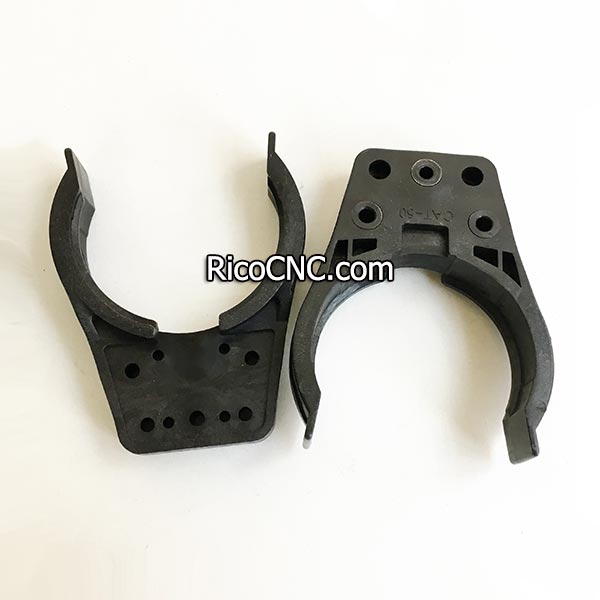 Black Plastic CAT50 Tool Holder Grippers Fingers for CNC Mill ATC Tool Changer