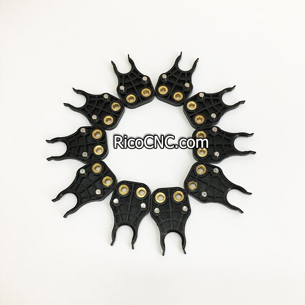 Black ISO10 Tool Holder Grippers ATC Tool Changer Clips for ISO10 Collet Chuck