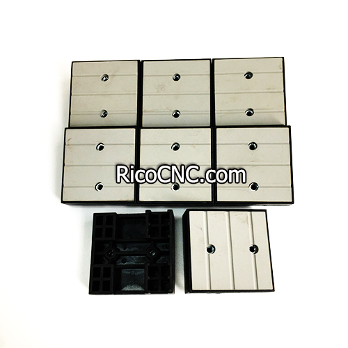 70x72mm Track Chain Pads with Screws Hole for SCM IDM Edgebander