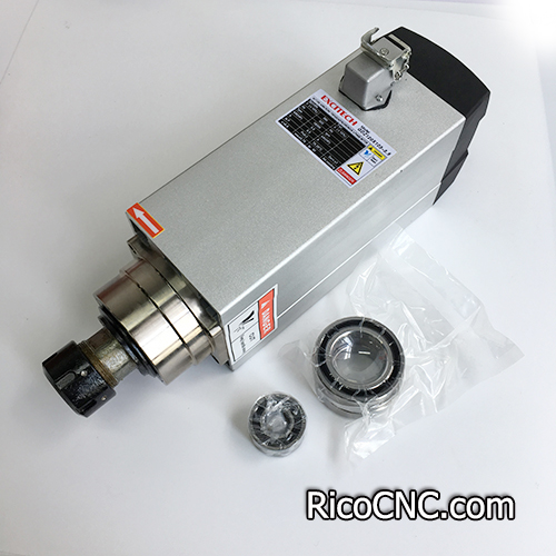 GDZ120X103-5.5 5.5kw Square Air Tooling Spindle Motor for Excitech CNC Router Machines
