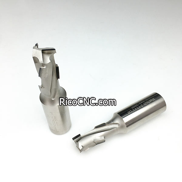 Z=1+1 Diamond Spiral Cutters 1 Flute Left Spiral PCD Router Bits