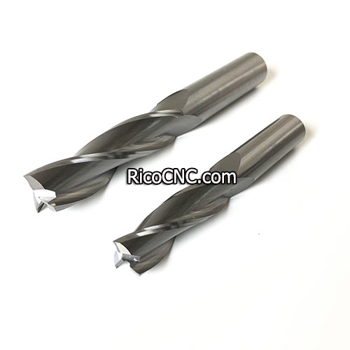 Triple 3 Flutes Carbide Up-cut Spiral Router Bit End Mill Cutters for Wood
