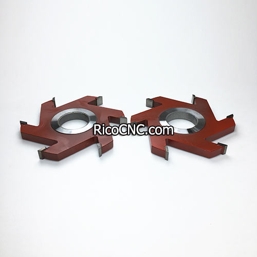 Six-Edge Tungsten Blade Slot Cutter for Wood Groove Slotting