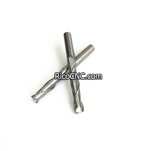 Solid Carbide 2 Flutes Spiral Up Cut Endmill Router Bits for Wood Cutting