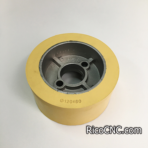 120x35x60 Rubber Coated Feed Roller for Four-sided Moulder Machine and Co-Matic Power Feeder