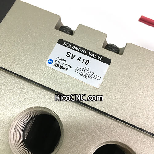 SYM SV410 Válvula eléctrica neumática de 5-2 vías SV 410