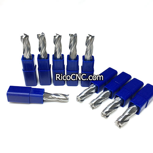Triple 3 Flutes Carbide Up-cut Spiral Router Bit End Mill Cutters for Wood