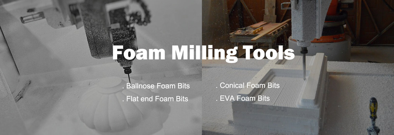 cnc foam milling tools