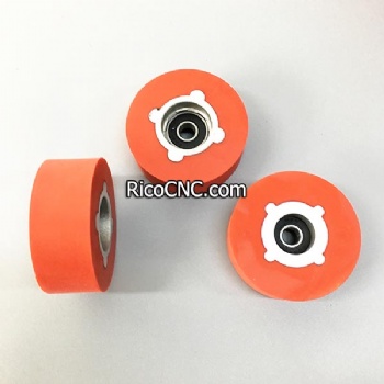 E1422E0033 Red Heat-resistant Wheels 60x8x24 Roller with 608 Bearing for Biesse Edgebander