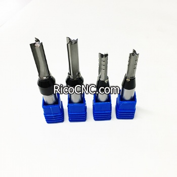 Tiger T008 3 Straight Flutes TCT CNC Router Tools for Laminate MDF Board Cutting