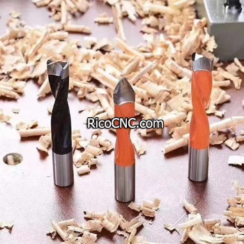Left and Right Hand Carbide Tip Through Hole V-Point Wood Drilling and Boring Bits
