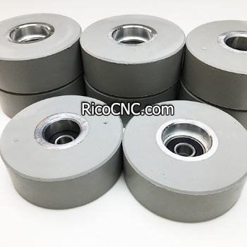 65x8x25mm Rubber Pressure Rollers Wheels for SCM KDT Edge Banding Machine