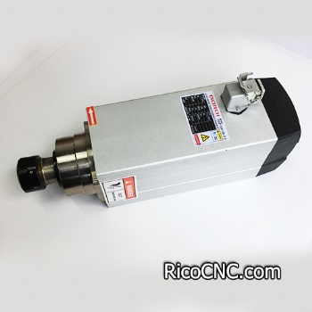 GDZ120X103-5.5 5.5kw Square Air Tooling Spindle Motor for Excitech CNC Router Machines