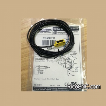 BANNER ENGINEERING Q12AB6FF15 Photoelectric Switch Sensor 72104