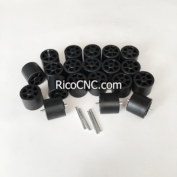 4-005-11-0317 28x25mm Edgebander Track Rollers with Axis For Homag Brandt Edge Banding Machine
