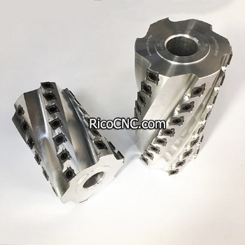 Woodworking Light-Duty Planer Helical Spiral Milling Cutter Head