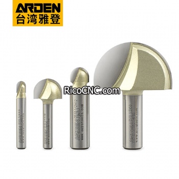ARDEN Brand Carbide Tipped Round Nose Bits Cove Box Bits for Grooving
