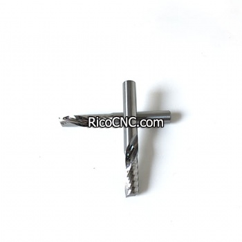 Carbide Single Flute End Mill Tool Bit for Cutting Acrylic and Plastic