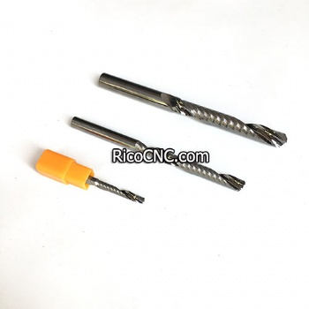 Carbide Single Flute End Mill Tool Bit for Cutting Acrylic and Plastic