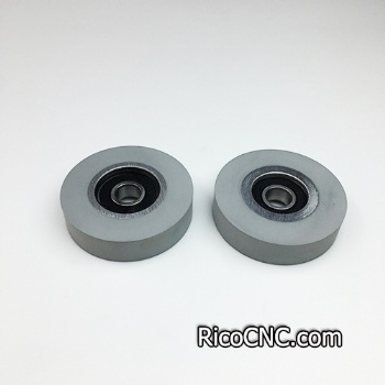 Rubberized Pressure Rollers 64.5x12x16mm For EBM KDP16 Edgebander