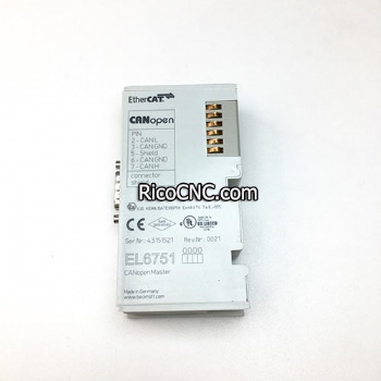 Beckhoff EtherCAT Terminal EL6751 with Master Slave Terminal for CANopen