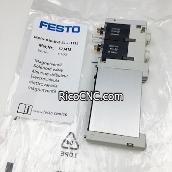 New FESTO 573418 VUVG-B10-B52-ZT-F-1T1L Air Solenoid Valve for Homag Machines