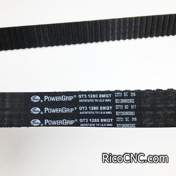 GATES POWERGRIP GT3 1280-8MGT-30 Rubber Synchronous Belt for Biesse 2701A0209