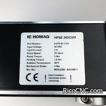 HOMAG 4-075-01-1101 4075011101 HPSE 303CSM Positioning Adjustment Motor