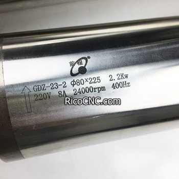 GDZ-23-2 2.2KW Husillo Autorefrigerante de Agua 80x225mm para Máquina para Madera