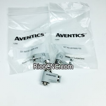 Homag 4-011-04-1710 4011041710 Aventics R412010569 pneumatic flow control valve