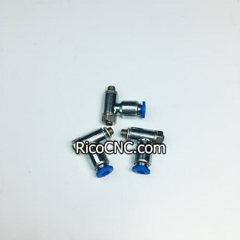 Homag 4011041946 4-011-04-1946 One Way Flow Control Valve For Woodworking Machine