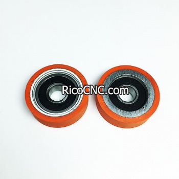 37x10x12mm Rubber Wheel for trimming units Filato, Nanxing Edgebanding Machine