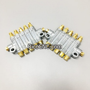 Brass Lubrication Oil Manifolds Block For Automatic Lubricating Oil Pump