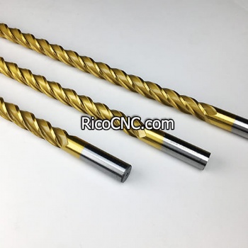 HSS Conical Ball Nose Foam CNC Router Bits with TiN Coated