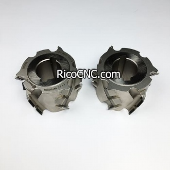 80x30xH48 Z3+3 PCD Diamond Edgebander Pre-milling Cutter Heads