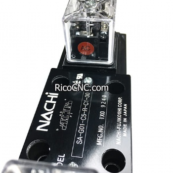 NACHI SA-G01-C5-R-C1-30 Solenoid Valve Wet Type Directional Control Valve SAG01C5RC130