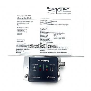 HOMAG 4008400256 4-008-40-0256 Switching Amplifier Sensor SENOTEC CLS90-M12