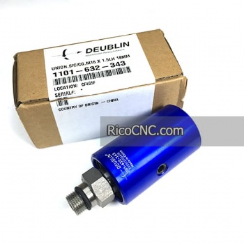 DEUBLIN 1101-632-343 Unión 110163234 Paso único para refrigerante o MQL