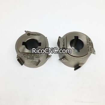 60x20x30 Z2+2 PCD Premill Cutter Head For CEHISA Compact Edgebanders
