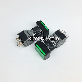 Fuji Electric AH165-TLG11E3 Green Pushbutton Switch