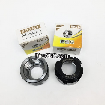 CNC ER25 ER32 Left Hand Thread Collet Nuts For CNC Collet Chuck