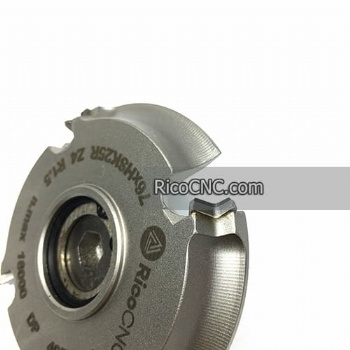 Homag 4014020621 4014020622 Profile Cutterhead 76xHSK25R Z4 R1.5 for HOMAG