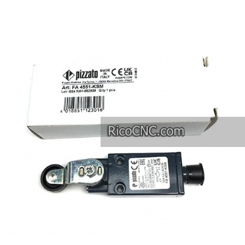 Pizzato FA 4551-KSM Interruptor de posición precableado con palanca de rodillo