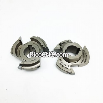 Profile Carbide Trimming Cutter 55.5x15x16 Z3 R2 For Edgebanding Machine